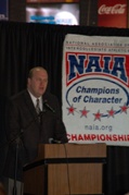 GPAC Commissioner <br> Corey Westra <br> Announcing Sioux City <br> as New Host for <br> NAIA Volleyball
