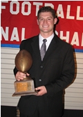 NAIA Player-of-the-Year <br> Chad Cavender <br> Headlines VSN Football <br> All-American Team